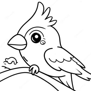 Page A Colorier De Cockatiel 53668-44570