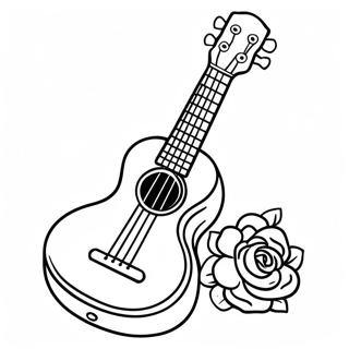 Page A Colorier De Ukulele 53688-44750