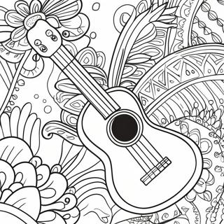 Page A Colorier De Ukulele 53688-44752