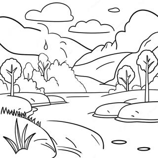 Page A Colorier De Paysage Du Vermont 53698-44759