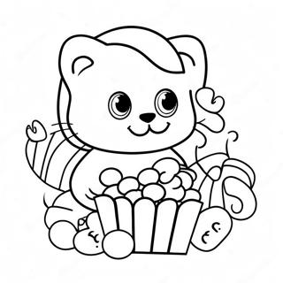 Page A Colorier De Bonbons Lisa Frank 53718-44779