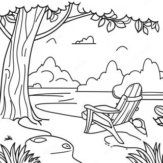 Page A Colorier De Scenes De Nature Relaxantes En Pleine Conscience 53759-44804