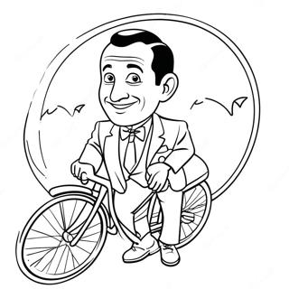 Pee Wee Herman Pages À Colorier