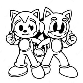 Page A Colorier De Sonic Et Mario 5382-4306