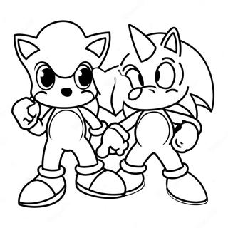 Page A Colorier De Sonic Et Mario 5382-4307