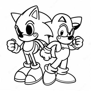 Page A Colorier De Sonic Et Mario 5382-4308