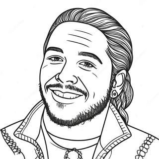 Post Malone Pages À Colorier