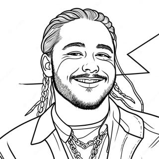 Page A Colorier Post Malone 53838-44862