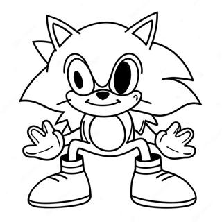 Page A Colorier Sonic Paques 53848-44874