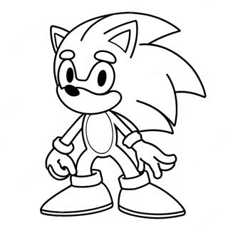 Page A Colorier Sonic Paques 53848-44875