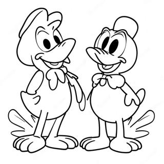 Page A Colorier De Donald Et Daisy 53918-44930