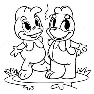 Page A Colorier De Donald Et Daisy 53918-44932