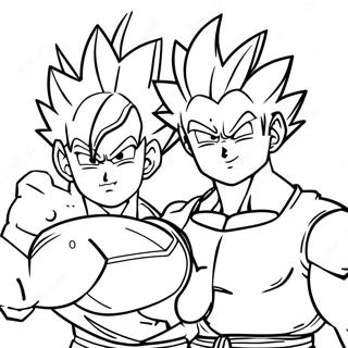 Page A Colorier De Goku Et Gohan 53958-44958