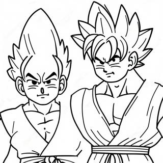 Page A Colorier De Goku Et Gohan 53958-44960