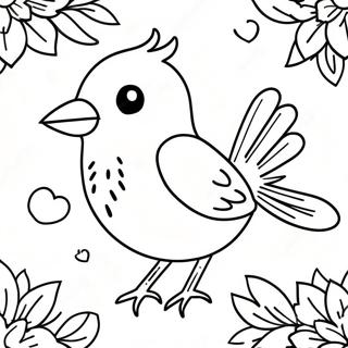 Page A Colorier Oiseau Dhiver 53978-44974