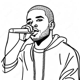 Page A Colorier Frank Ocean En Concert 54029-45014