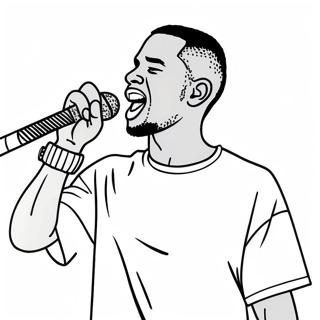 Page A Colorier Frank Ocean En Concert 54029-45016