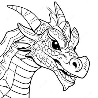 Page A Colorier De Tete De Dragon 54048-45050