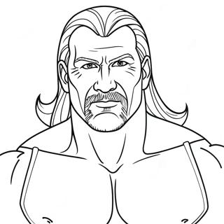 Page A Colorier Wwe En Grand Format 54058-45035