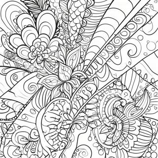 Page A Colorier De Motifs Abstraits Neon 54079-45048