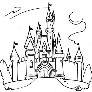 Page A Colorier Du Chateau Hante De Disney 54120-45074