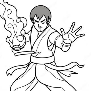 Zuko Pages À Colorier