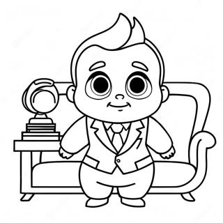 Page A Colorier De Boss Baby En Costume 54241-45172