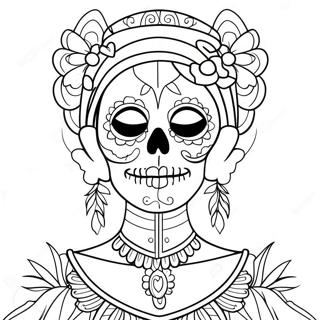 Page A Colorier De Catrina 54310-45218