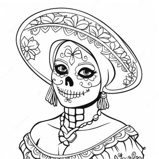 Page A Colorier De Catrina 54310-45219