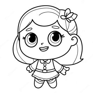 Page A Colorier Word Girl 54441-45316