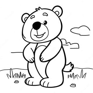 Page A Colorier Ours Brun Ours Brun 5452-4362