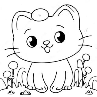 Page A Colorier Candy Cat Poppy Playtime 54531-45387