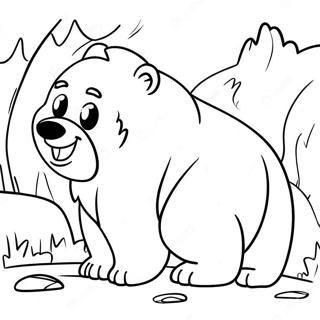 Grizzly Et Les Lemmings Pages À Colorier