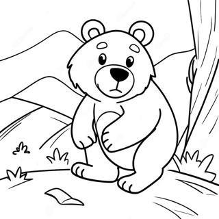 Page A Colorier De Laventure De Grizzly Lours Et Des Lemmings 54642-45483