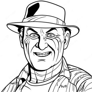 Page A Colorier De Freddy Krueger 54651-45486