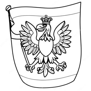 Page A Colorier Du Drapeau De La Pologne 54671-45500