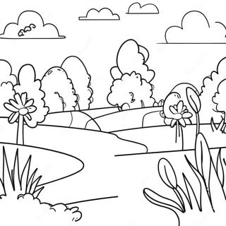 Page A Colorier Dun Beau Paysage Polonais 54672-45513