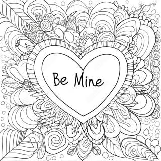 Page A Colorier Coeur Be Mine 54701-45520