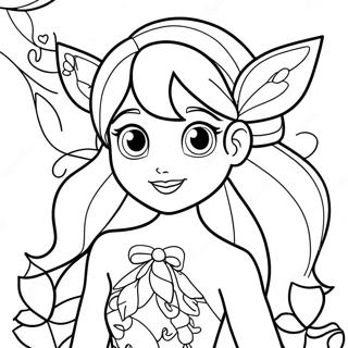 Winx Club Flora Pages À Colorier