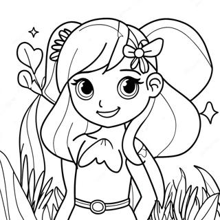 Winx Club Flora Pages À Colorier