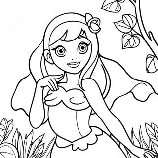 Page A Colorier Flora Du Winx Club Dans La Nature 54712-45538