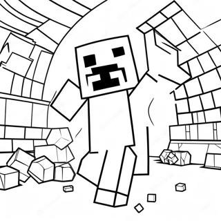 Page A Colorier Minecraft Cool 54751-45570