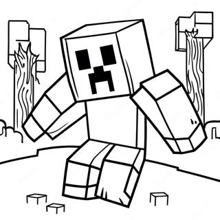 Cool Minecraft Pages À Colorier