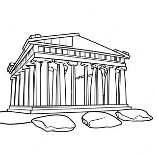 Page A Colorier Le Parthenon 54821-45614