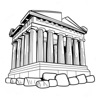 Page A Colorier Le Parthenon 54821-45615