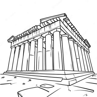 Page A Colorier Le Parthenon 54821-45616