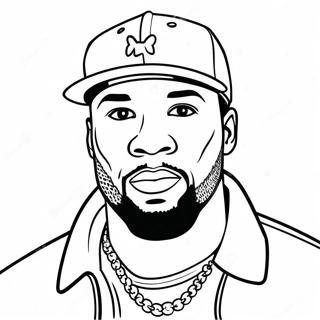 Page A Colorier 50 Cent 54831-45633