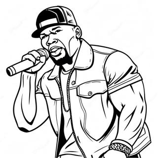 Page A Colorier 50 Cent En Concert 54832-45643