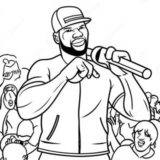 Page A Colorier 50 Cent En Concert 54832-45644