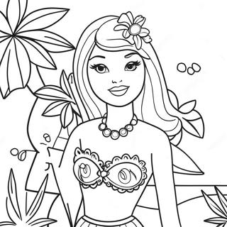 Page A Colorier Barbie Dete 54911-45699